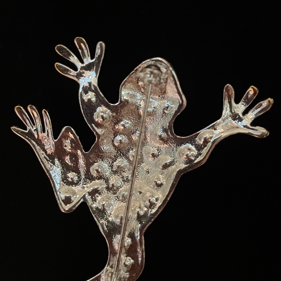 Frog Brooch Pin - Picture 2 of 2